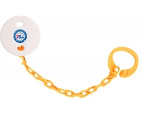 Attache-tetine Philadelphia 76ers couleur Orange