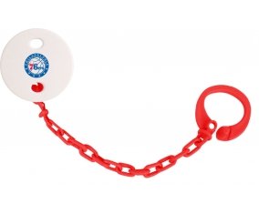 Attache-tetine Philadelphia 76ers couleur Rouge