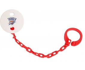 Attache-sucette Oklahoma City Thunder couleur Rouge