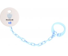 Attache-sucette Racing 92 couleur Bleu ciel