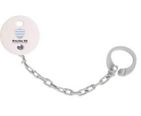Attache-sucette Racing 92 couleur Grise
