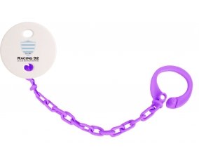 Attache-sucette Racing 92 couleur Violet
