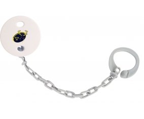 Attache-tetine Munster Rugby couleur Grise