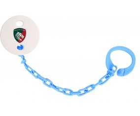 Attache-sucette Leicester Tigers couleur Bleu turquoise