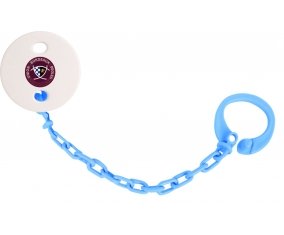 Attache-tétine Bordeaux Begles couleur Bleu turquoise