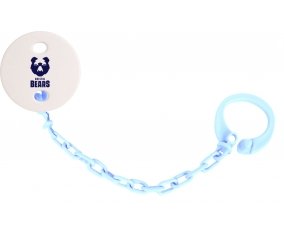 Attache-sucette Bristol Bears Rugby couleur Bleu ciel