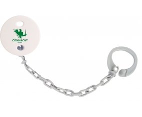 Attache-tétine Connacht Rugby couleur Grise