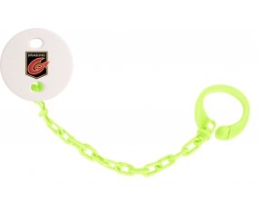 Attache-tétine Newport Gwent Dragons couleur Verte