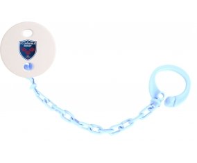 Attache-sucette FC Grenoble Rugby couleur Bleu ciel
