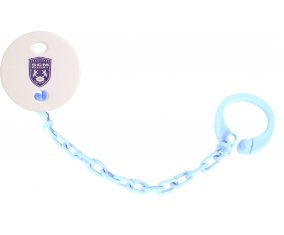 Attache-tétine Timișoara Saracens couleur Bleu ciel