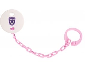 Attache-tétine Timișoara Saracens couleur Rose clair
