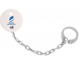 Attache-tetine Romania Rugby XV couleur Grise