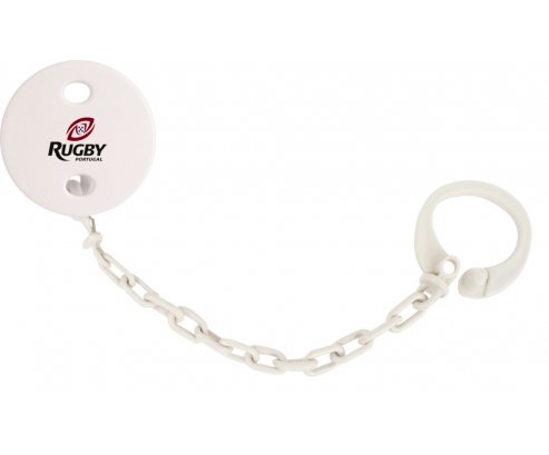 Attache-sucette Portuagal Rugby XV couleur Blanc