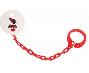 Attache-tétine Arizona Cardinals couleur Rouge