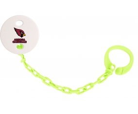 Attache-tétine Arizona Cardinals couleur Verte