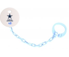 Attache-tetine Dallas Cowboys couleur Bleu ciel