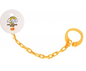 Attache-tetine Los Angeles Rams couleur Orange