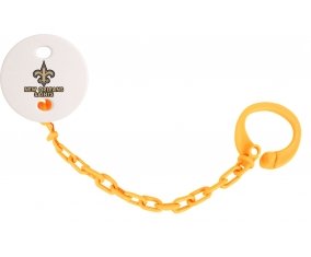 Attache-tétine New Orleans Saints couleur Orange