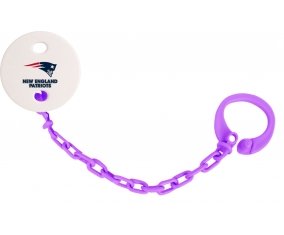 Attache-tetine New England Patriots couleur Violet