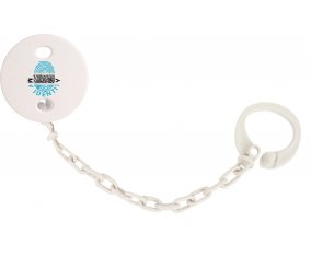 Attache-tétine Empreinte My Identity Bostwana couleur Blanc