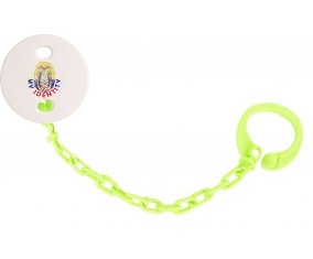 Attache-tetine Empreinte My Identity Equateur couleur Verte