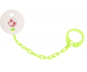 Attache-sucette Empreinte My Identity Groenland couleur Verte