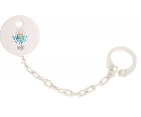Attache-sucette Empreinte My Identity Saint Marin couleur Blanc