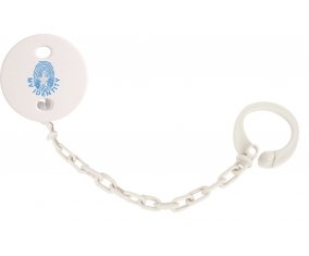 Attache-tétine Empreinte My Identity Somalie couleur Blanc