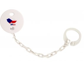 Attache-tetine Czech maps couleur Blanc