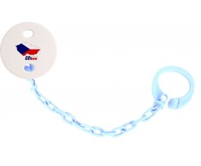 Attache-tetine Czech maps couleur Bleu ciel