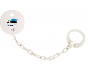 Attache-tétine Estonia maps couleur Blanc