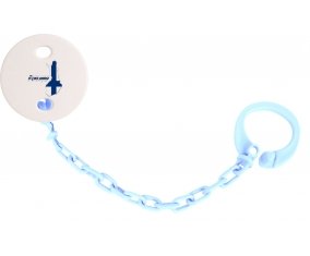 Attache-tetine Finland maps couleur Bleu ciel