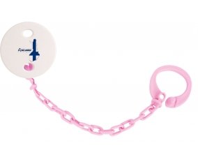 Attache-tetine Finland maps couleur Rose clair