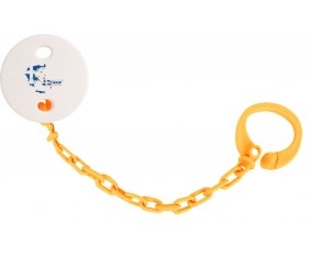 Attache-tetine Greece maps couleur Orange