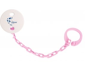Attache-tetine Greece maps couleur Rose clair