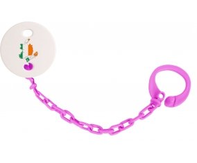 Attache-sucette Ireland maps couleur Rose fuschia