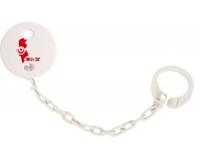 Attache-sucette Tunisie maps couleur Blanc