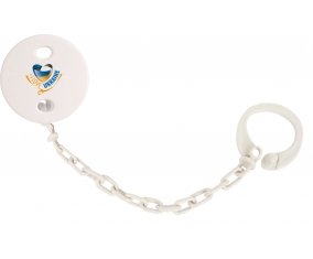 Attache-sucette I Love Ukraine couleur Blanc