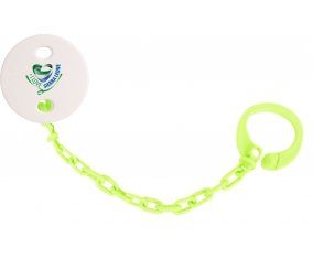 Attache-sucette I Love Sierra Leone couleur Verte