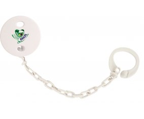 Attache-sucette I Love Brazil couleur Blanc