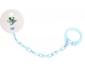 Attache-sucette I Love Brazil couleur Bleu ciel