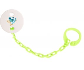 Attache-tétine I Love Kazakhstan couleur Verte