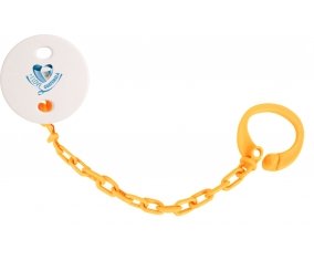 Attache-tetine I Love Guatemala couleur Orange