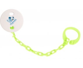 Attache-tetine I Love Guatemala couleur Verte