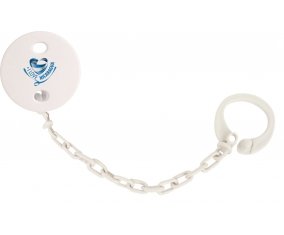 Attache-tétine I Love Nicaragua couleur Blanc