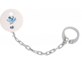 Attache-tétine I Love Nicaragua couleur Grise