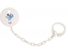 Attache-tetine I Love Salvador couleur Blanc