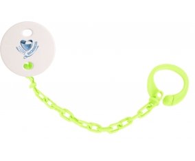 Attache-sucette I Love Micronesia couleur Verte