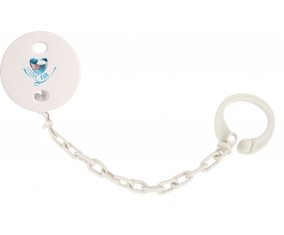 Attache-tetine I Love Fiji couleur Blanc