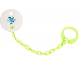 Attache-sucette I Love Palau couleur Verte